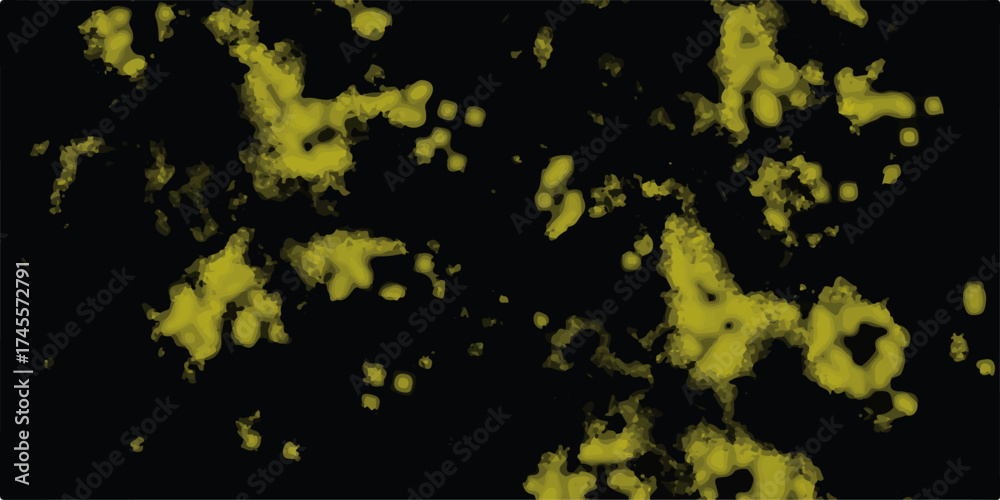 Obraz premium Abstract Watercolor yellow grunge background painting. Abstract black ,yellow fantasy watercolor background. Black red abstract background with copy space for design. Overlays fog isolated on black.