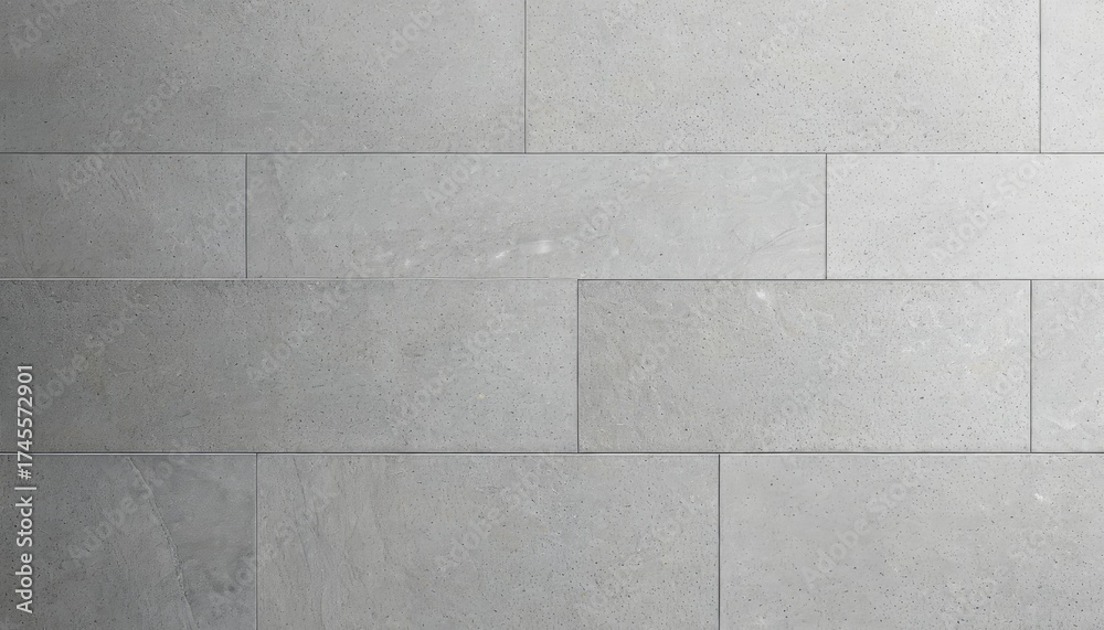 Naklejka premium Gray rectangular stone wall tiles forming an elegant surface texture pattern