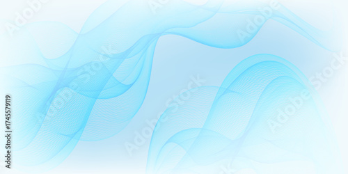 Background Blue Abstract  with luxury gradient circle lines