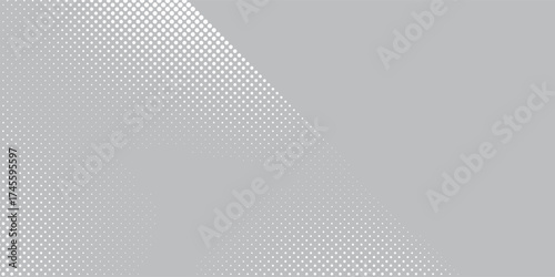 Modern simpel dot white gray wave light technology texture background big data digital concep