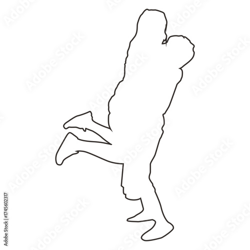 Icon holding a romantic partner_3