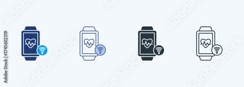 Wearable Device Multiple Style Icon Collection 