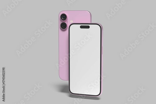 Phone Screen Mockup Your Design Blank