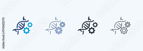 Biomedical Engineering Multiple Style Icon Collection 