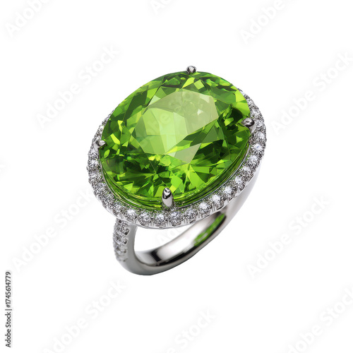 green gemstone ring png jewelry ring png elegant ring png gemstone solitaire png luxury accessory png transparent background image