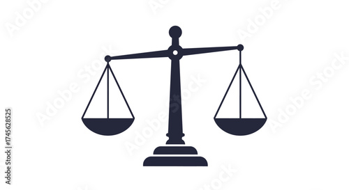 Scales of justice symbol, representing fairness and balance.
