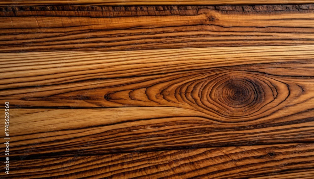 Fototapeta premium Close-up of weathered wood grain with a knot, texture and natural patterns