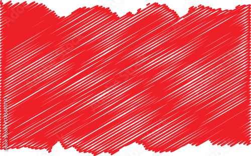Red diagonal sketch texture background. Hand-drawn crosshatch pattern with dynamic lines and rough edges. Perfect for abstract art, posters, and modern graphic design.