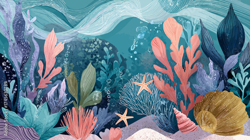 abstract background with water drops