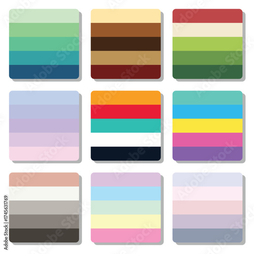 beautiful colorful color palletes scheme
