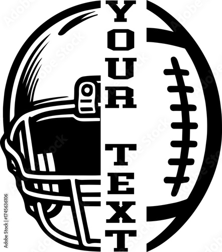 Football Helmet SVG Cut Files for Cricut & Silhouette
