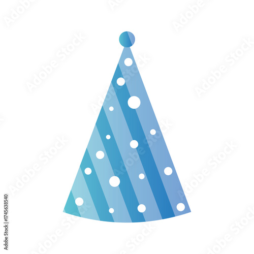 Christmas hat . party hat . celebration hat icon vector 