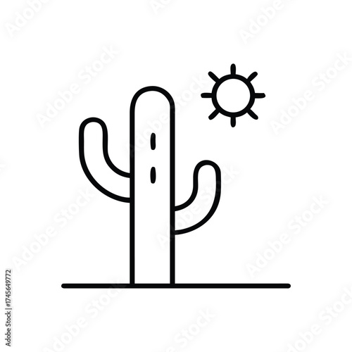 Cactus Desert Vector Design Ideas Adobe Stock