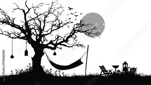 Spooky Summer Backyard BBQ Scenes for Hauntingly Fun Outdoor Celebrations