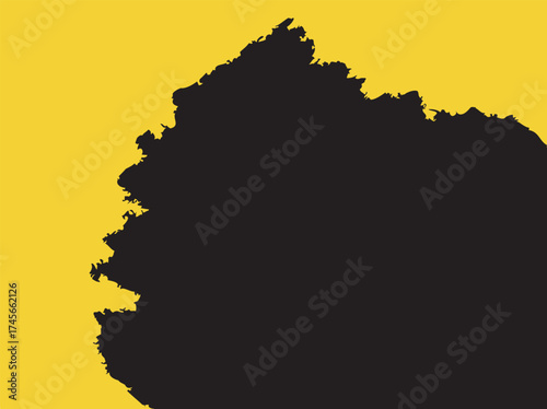 Dots pop art comics sport style vector. Halftone dots gradient grunge texture background yellow and dark blue color pattern. Abstract yellow paint brush stroke on dark background vector.