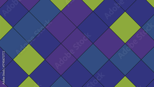 Abstract geometric background of colorful diamonds creating a visually appealing pattern