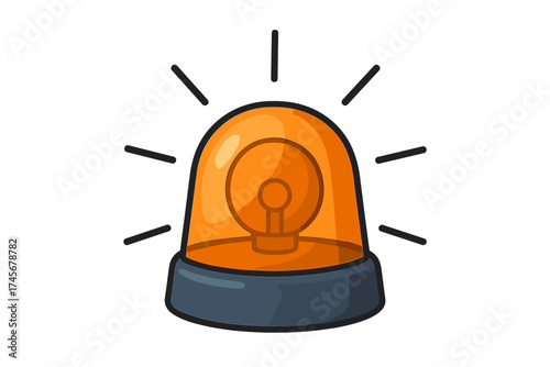 Seoul Tower cartoon icon isolated on white background, South Korea landmark symbol vector illustration, transparent background, Korean travel monument bright flat design