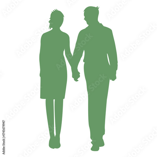 walk intimately with your partner green