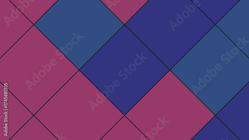 Modern geometric pattern with diamonds and triangles in vibrant colors