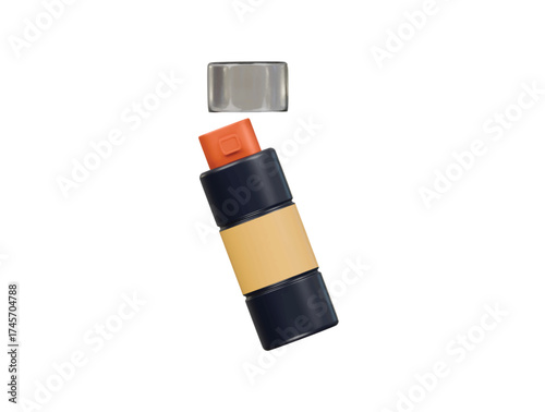 mini perfume icon 3d illustration render