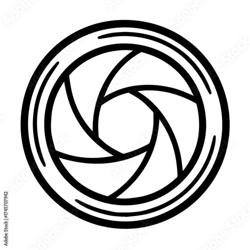  Stylized Aperture Icon