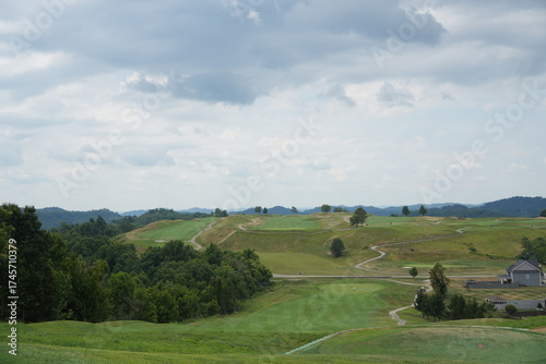Cloudy Golf Course in Eastern Kentucky.