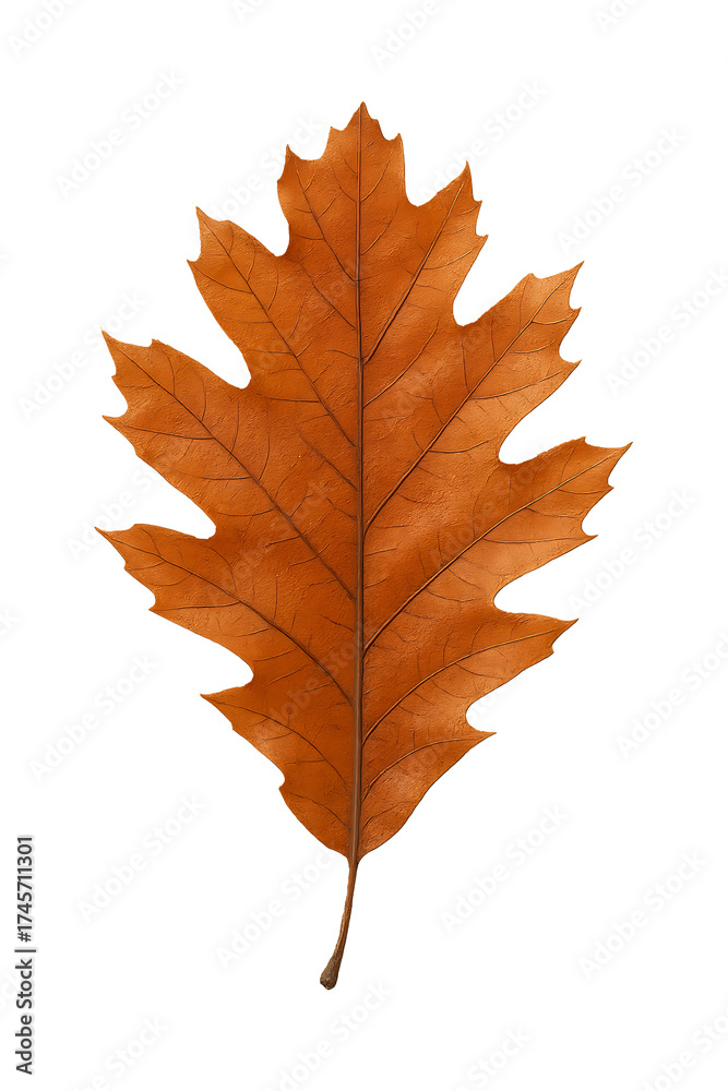 Fototapeta premium Dried Oak Leaf High quality Realistic image.