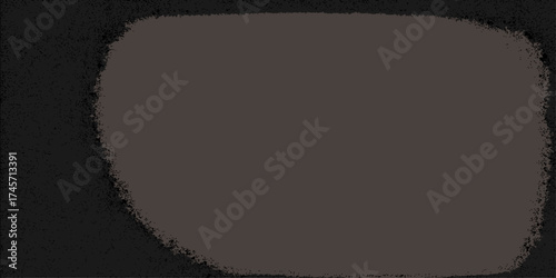 Abstract hand-drawn animation of a vintage black and white frame with a paper texture pattern opening on a green screen background