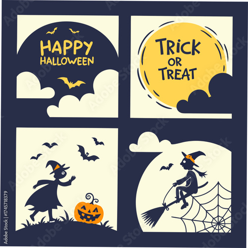 Collection of Halloween greetings