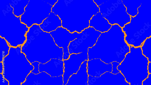 Colorful abstract splash tree design with nature and grunge pattern elements. multi color marble texture with golden veins patterns. Glowing Golden and white Cracks Texture .