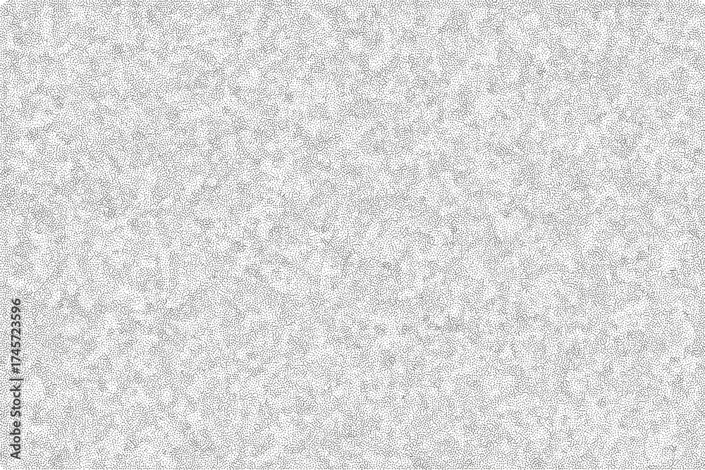 Fototapeta premium Mezzotint texture. Grain spray backdrop, dotted pattern. Black dust, sand grainy and stipple vintage dirty effect. Halftone fade vector abstract grunge dotwork background