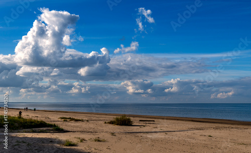 Dunes and sand shore of the Baltic Sea, excellent place for recreation activi...