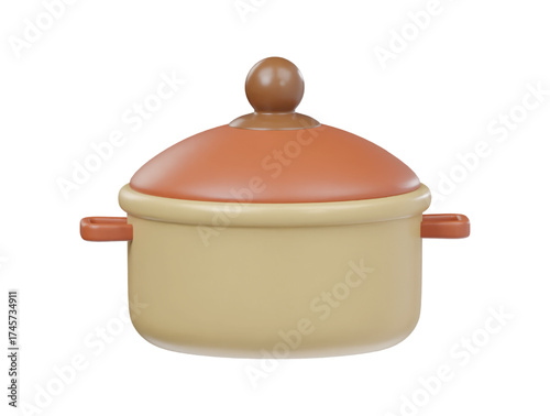 3d rendered icon kitchen pen 