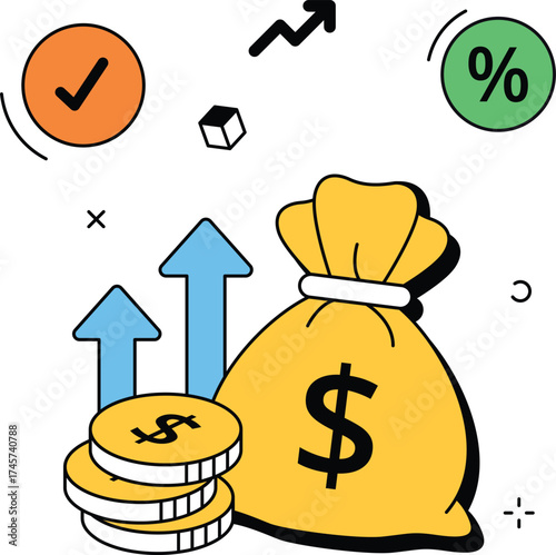 Revenue Profit Money Illustration