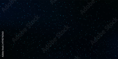 Space stars background. Night sky constellations galaxy. Universe starry pattern with glowing stars. Vector illustration.