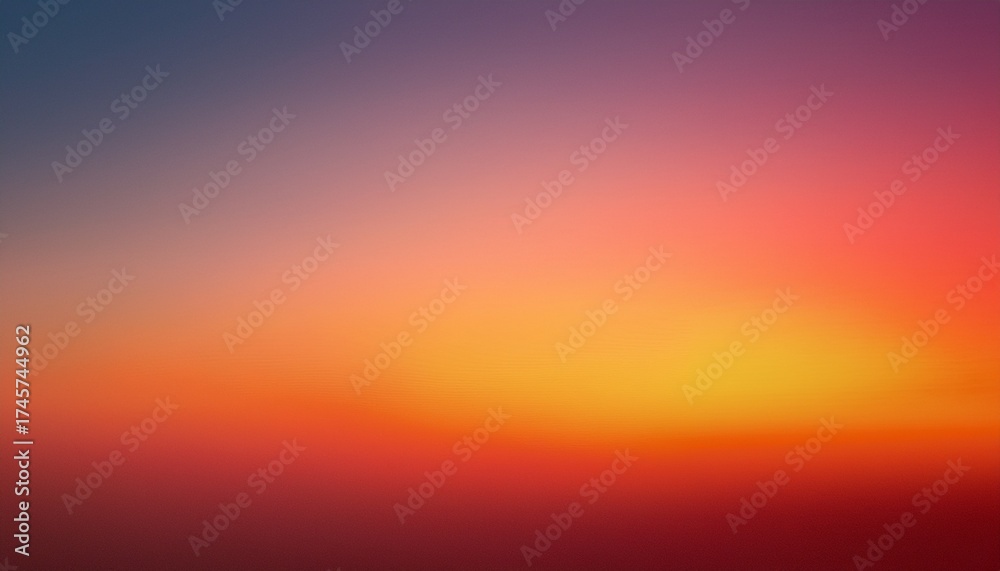 Obraz premium Deep Orange Soft Pink Light Peach Warm Yellow Gradient Background