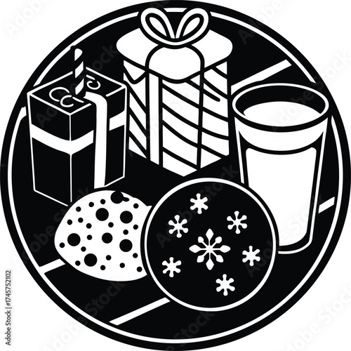 Elegant abstract gold metallic swirls flowing seamlessly with light particles isolated on transparent background