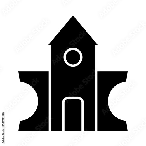 temple glyph icon
