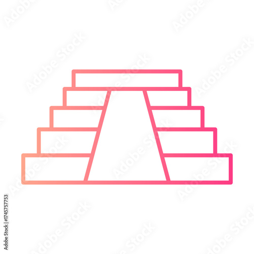 stair gradient icon