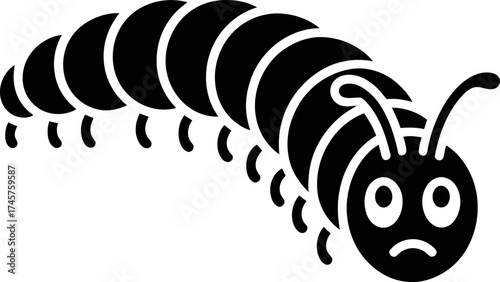 Sad Caterpillar Logo
