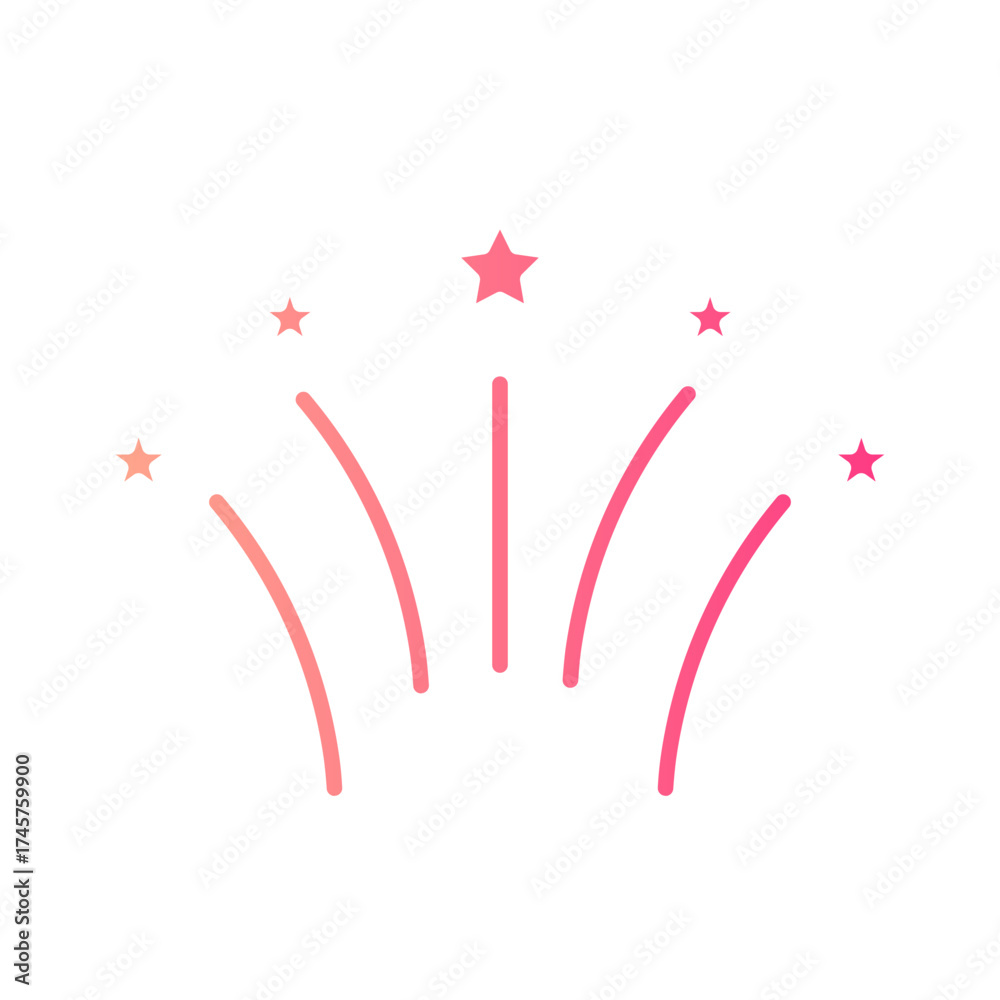 Fototapeta premium star trek gradient icon