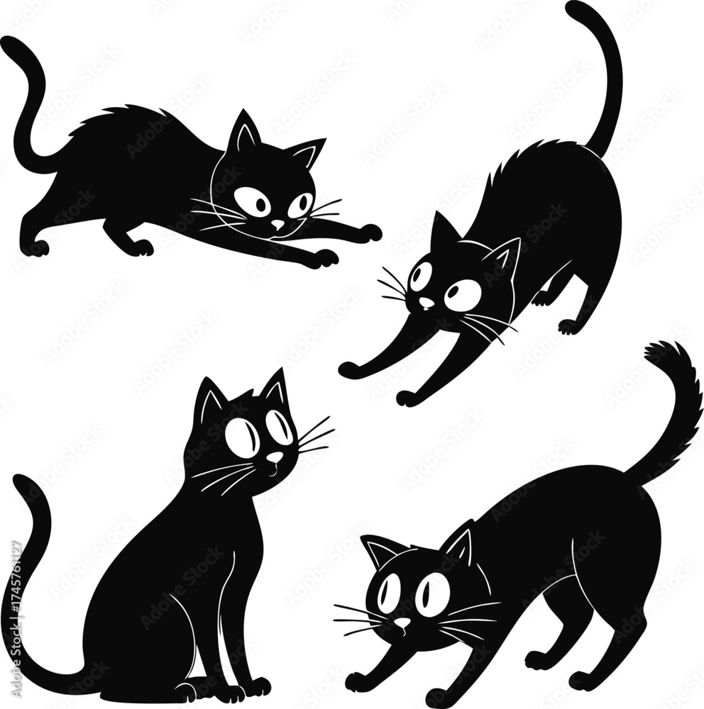 Fototapeta premium Dynamic vector silhouette of a modern car perfect for automotive design and transportation themes