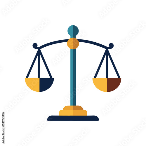 scales of justice and money