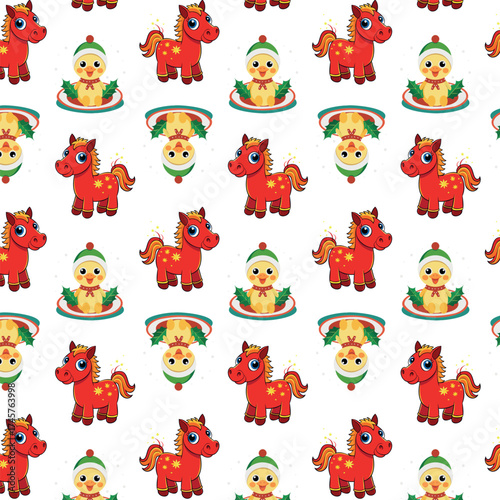 Christmas, cute, children's pattern