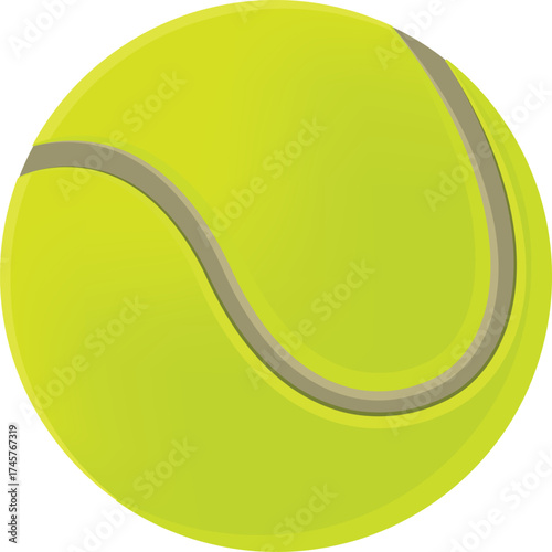 Close-up macro shot of a tennis ball showing fuzzy texture and curved seam detail, soft lighting, realistic photography