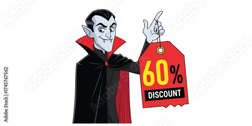 Vampire offers sixty percent discount on a red tag