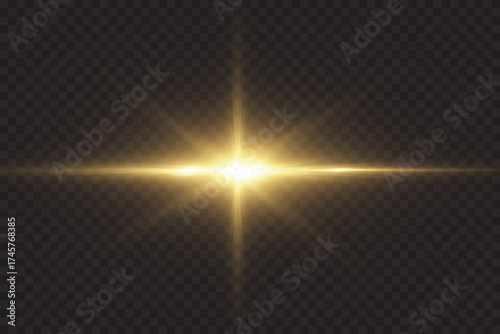 Light star gold png. Light sun gold png. Light flash gold png. vector illustrator.
