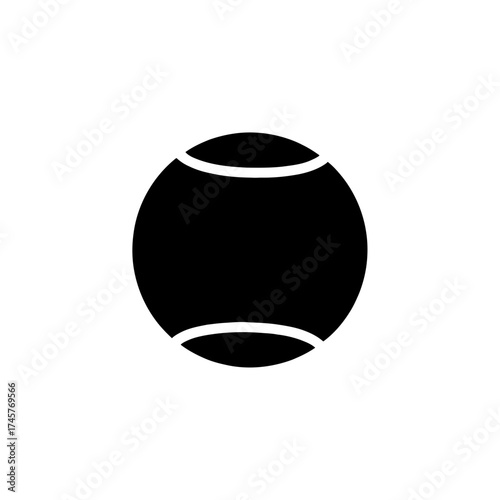 Vector art of tennis ball