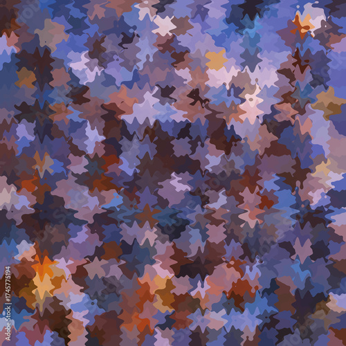 Colorful splashed abstract background. Splash effect and camouflage. Splattered backdrop.