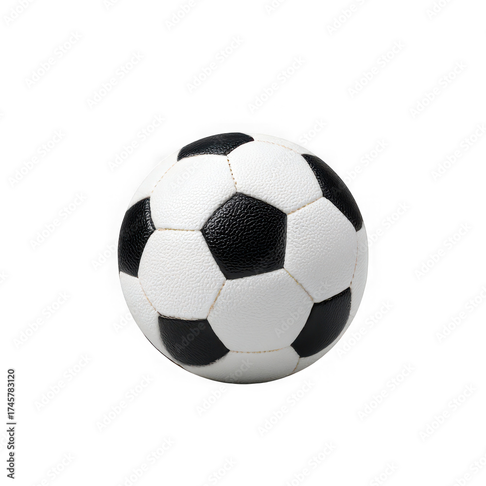 Fototapeta premium Classic soccer ball isolated on transparent background
